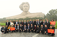 Professor Wong Suk-ying (fourth from right at front row) of CUHK visits Hunan with delegates from the technology and education sectors of Hong Kong